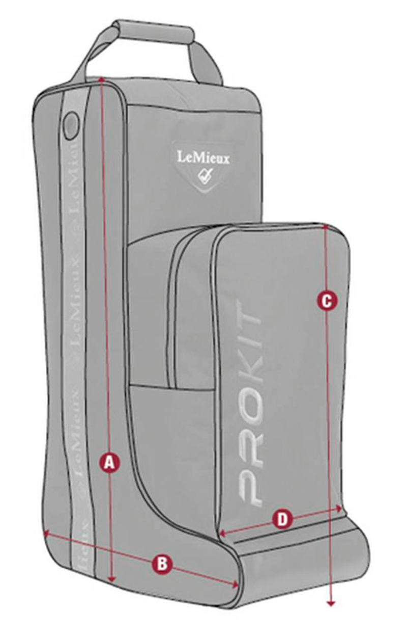 LeMieux Elite Pro Boot and Hat Bag - Black-2